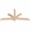 Ekena Millwork Davenport Smooth Timber Gable Bracket, Douglas Fir, 96"W x 52"H x 5 1/2"D x 5 1/2"F, 13/12 Pitch GBW096X52X0606DAV00SDF - alternate 3